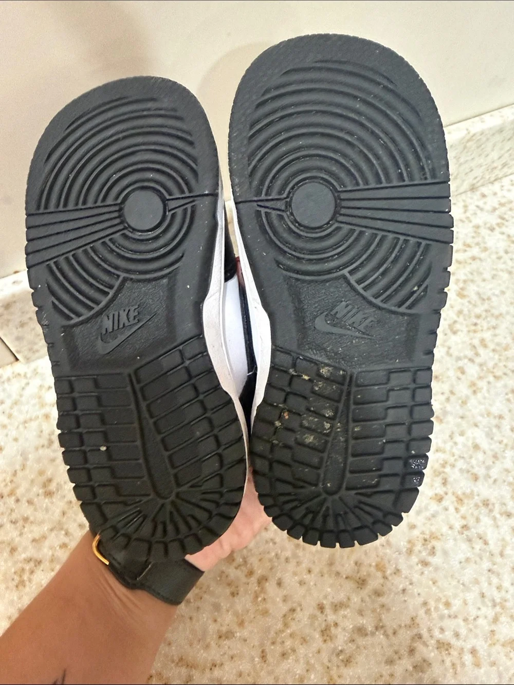 Nike Kids Black and White Sneakers